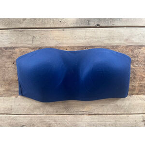 Victoria's Secret Midnight Navy MEDIUM Love Cloud Wireless Strapless Bra